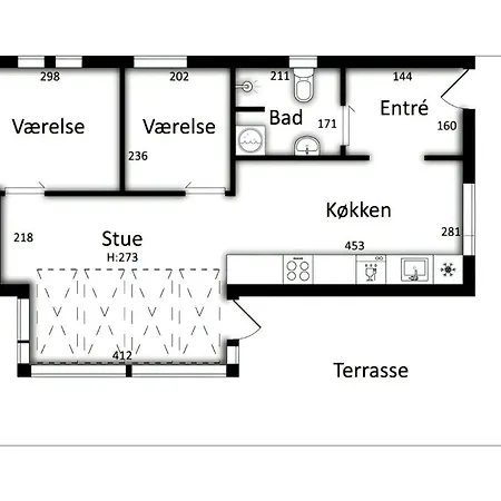 Modern Summer House With Fantastic Skylight Slagelse